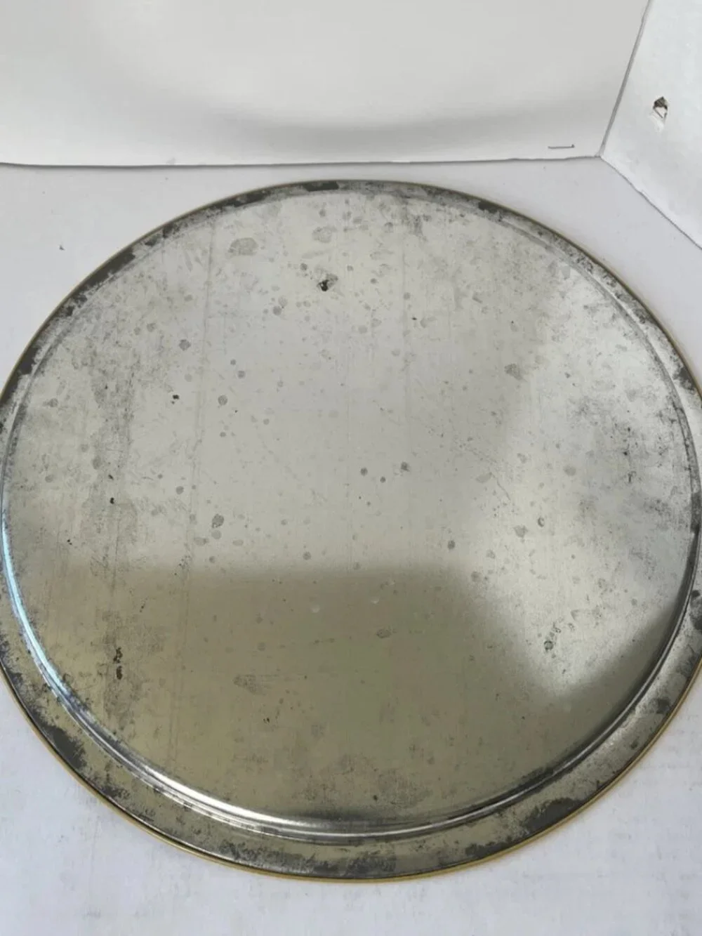 Currier & Ives Winter Pastime Metal Serving Tray 13” Vintage 1994